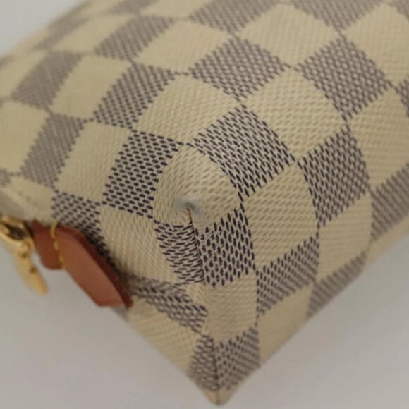LOUIS VUITTON Damier Azur Pochette Cosmetic PM Pouch - Picture 8 of 15